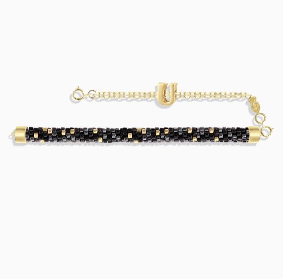 دستبندhalf chain میوکی حرف U