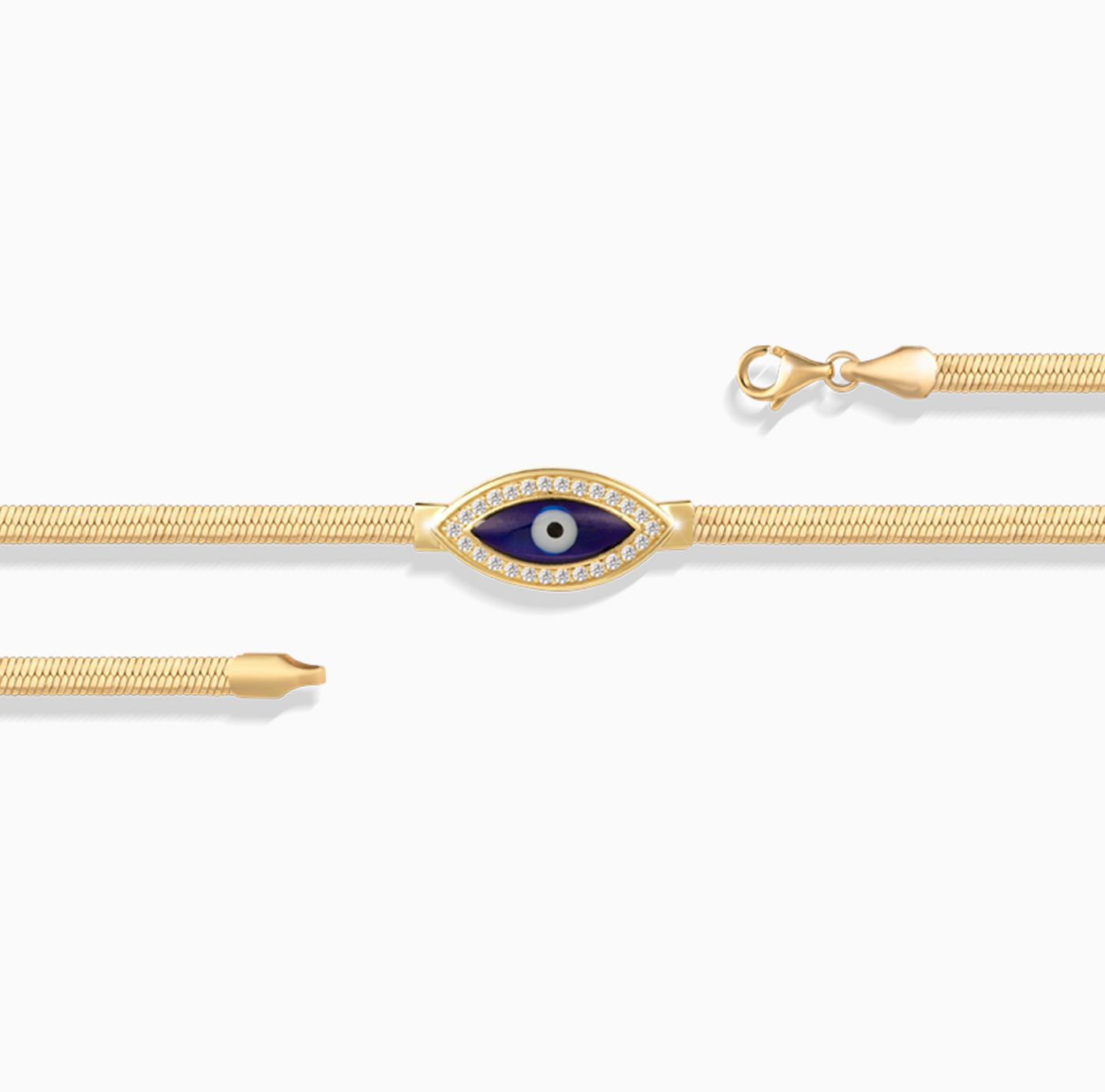 دستبند پایه زنجیری چشم نظر هرینگبون