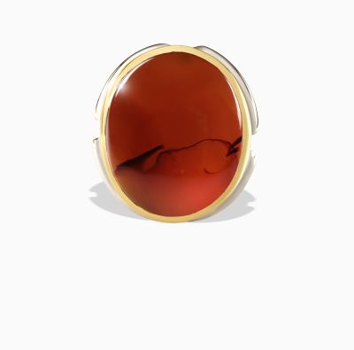 انگشتر تک سنگ مردانه