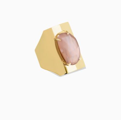 انگشتر تک سنگ هندسی