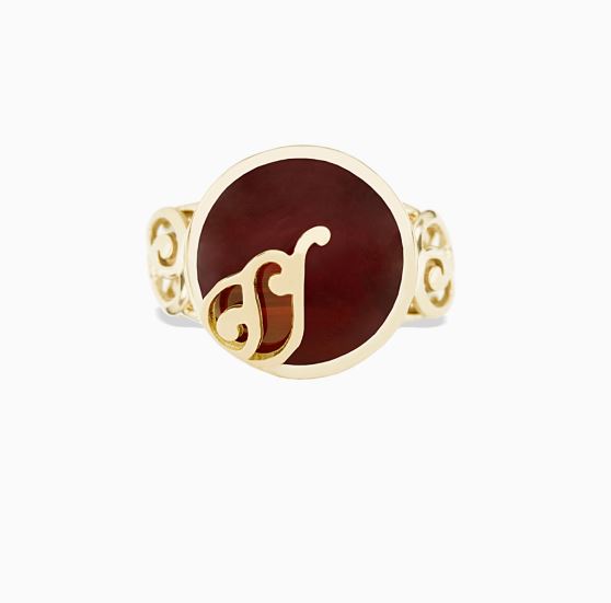 انگشتر دو رینگی کونیک بته جقه