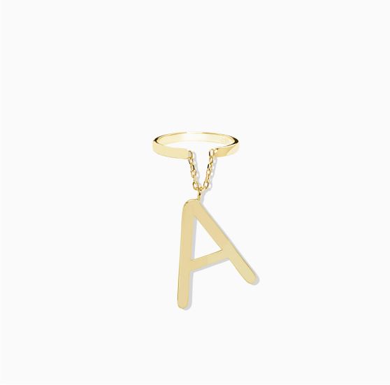 رینگ اویز دار حرفA