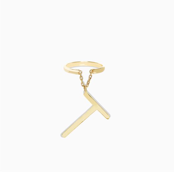 رینگ اویز دار حرفT