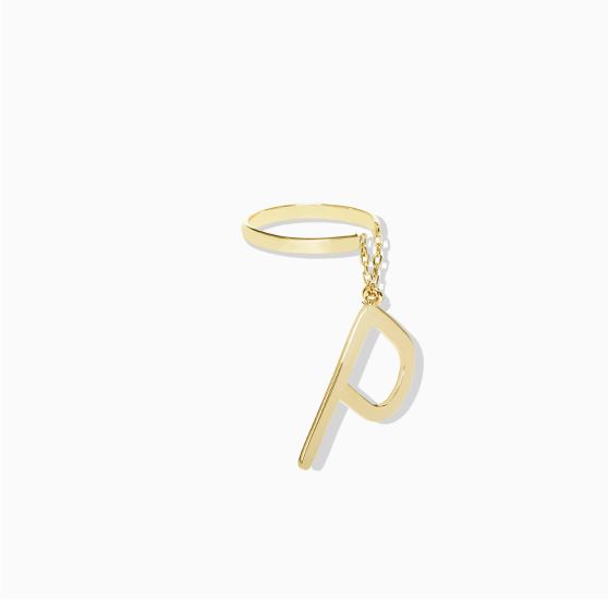 رینگ اویز دار حرفP