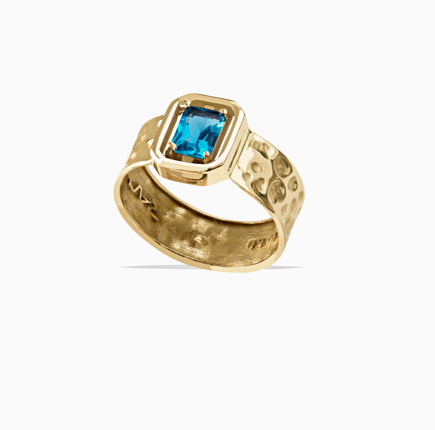 انگشتر تک سنگ صحرا