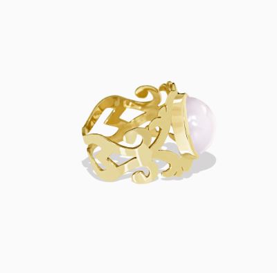 انگشتر پایه الگو اسلیمی