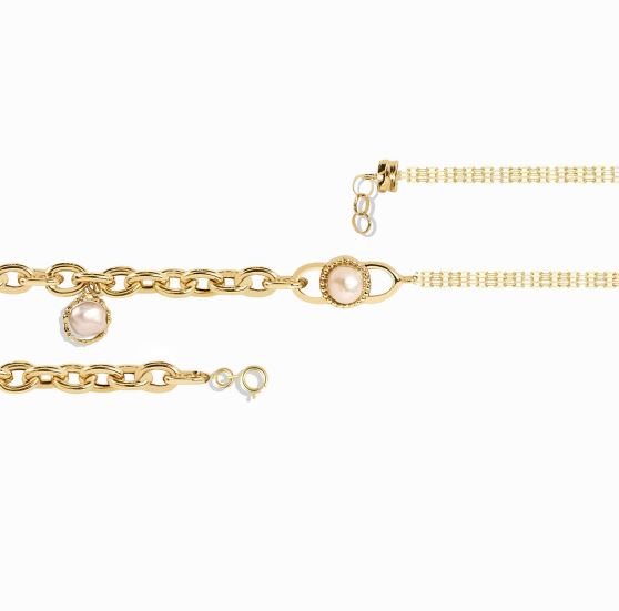 دستبند پایه زنجیری پاپیون