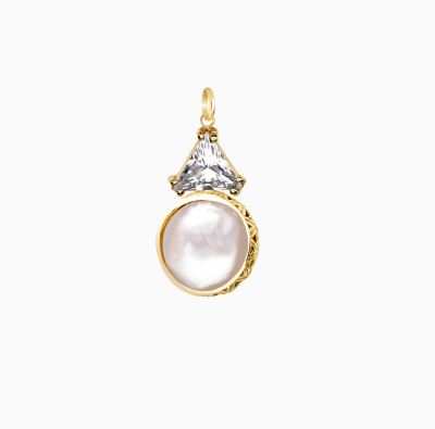 آویز حصیری دو سنگ