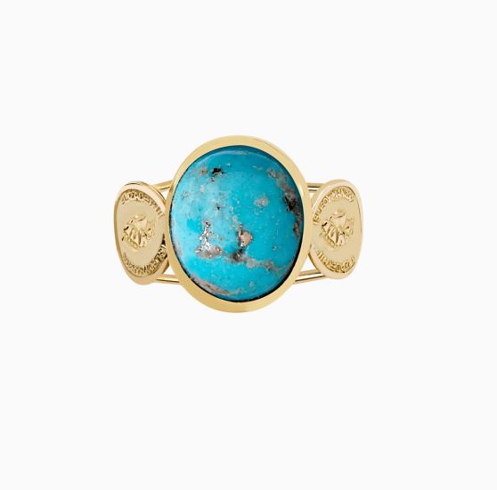 انگشتر دو رینگی سکه