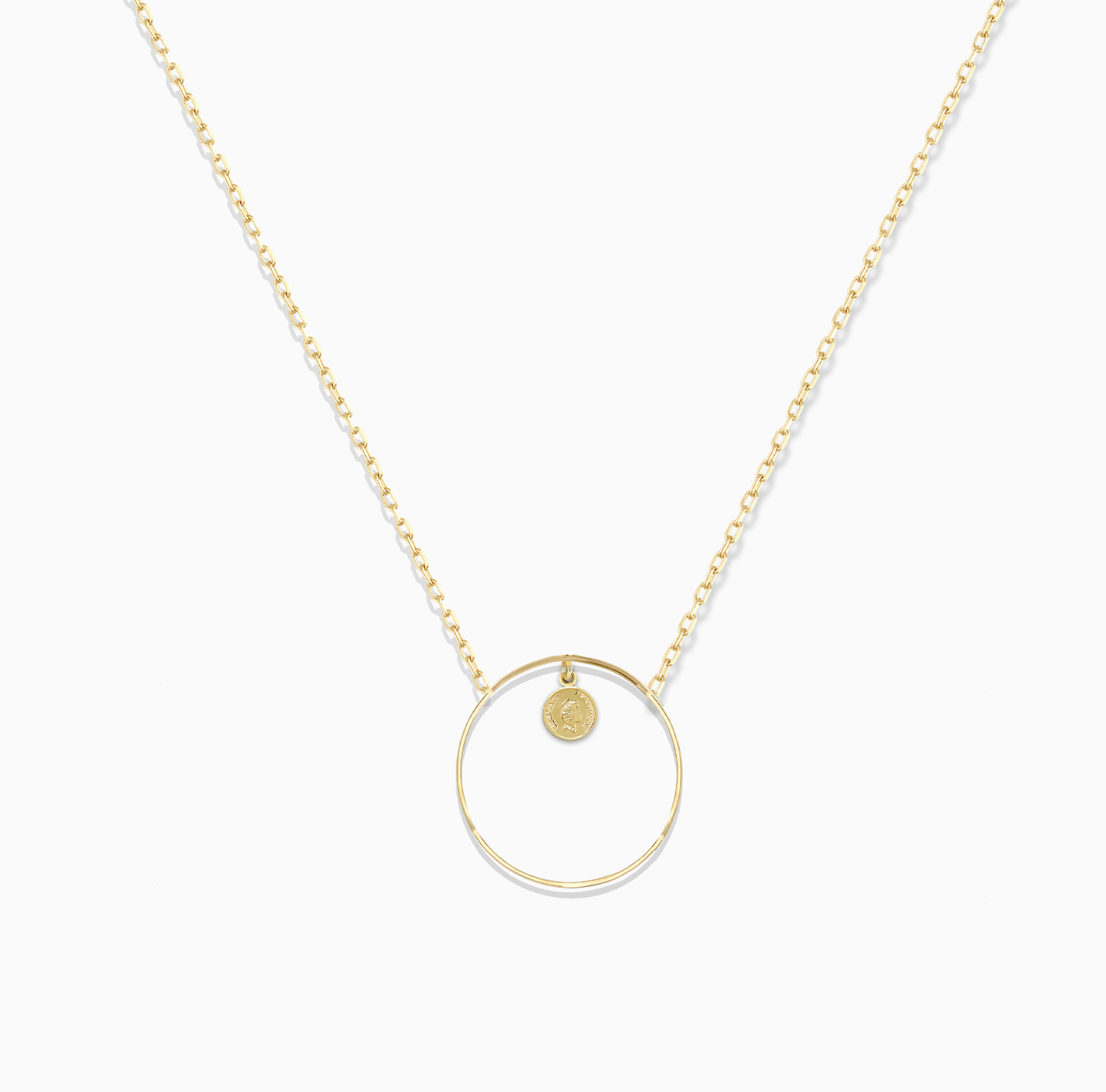 گردنبند میانه پایه زنجیری سکه