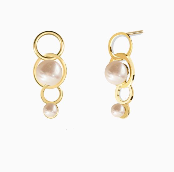 گوشواره ساده میخی زحل