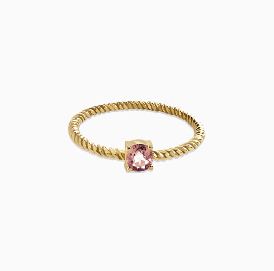 انگشتر تک سنگ بافت