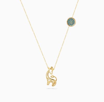 گردنبند میانه پایه زنجیری زرافه