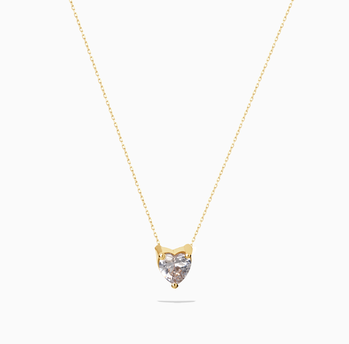 گردنبند میانه پایه زنجیری قلب