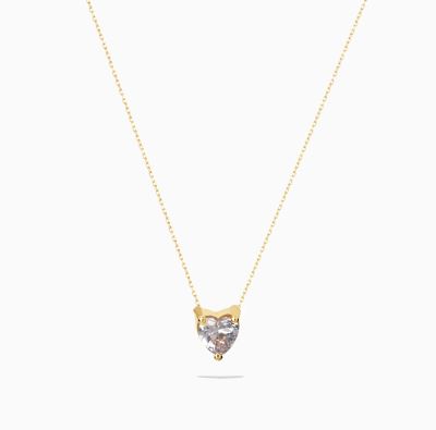 گردنبند میانه پایه زنجیری قلب