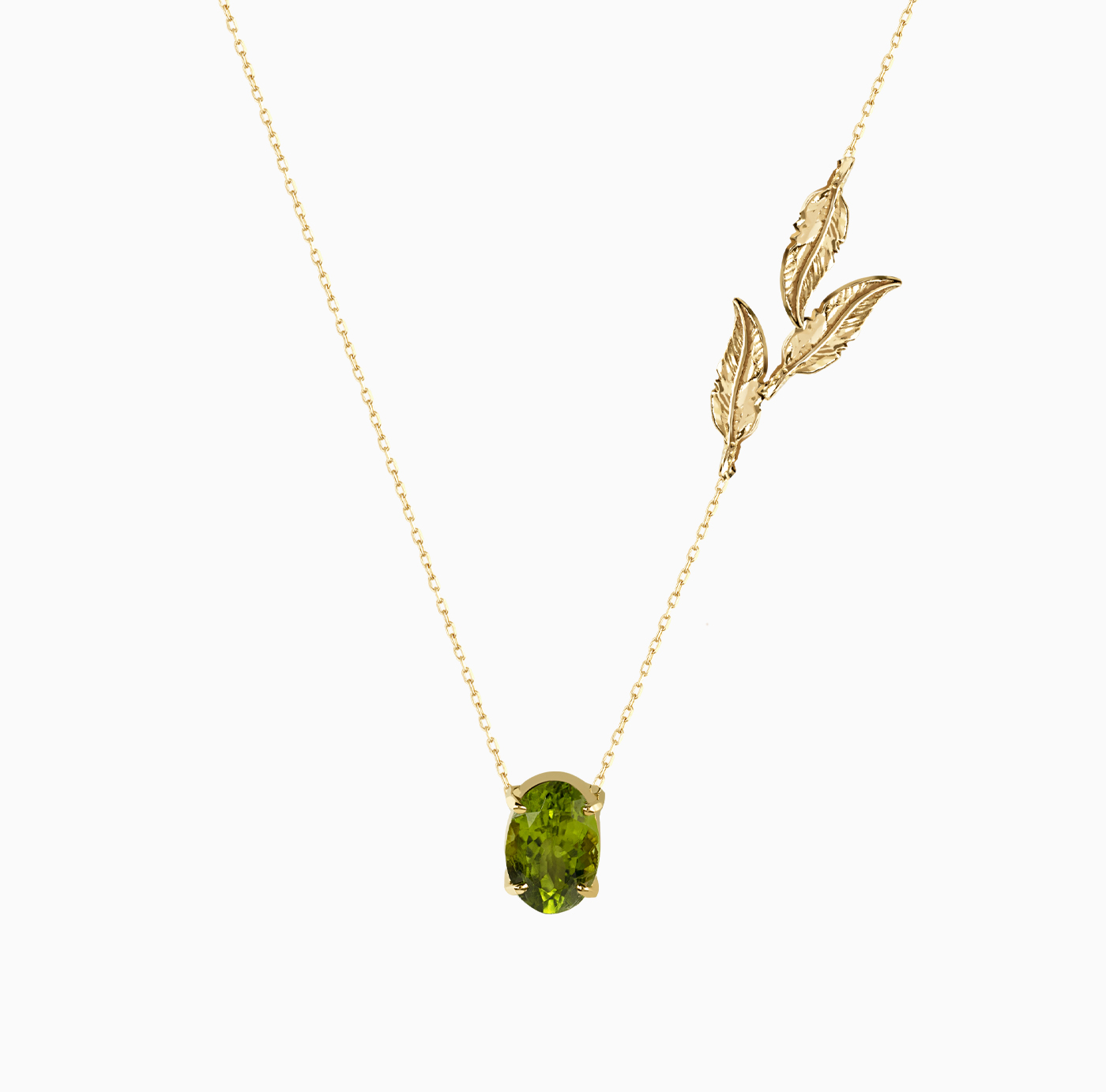 گردنبند پایه میانه زنجیری پر