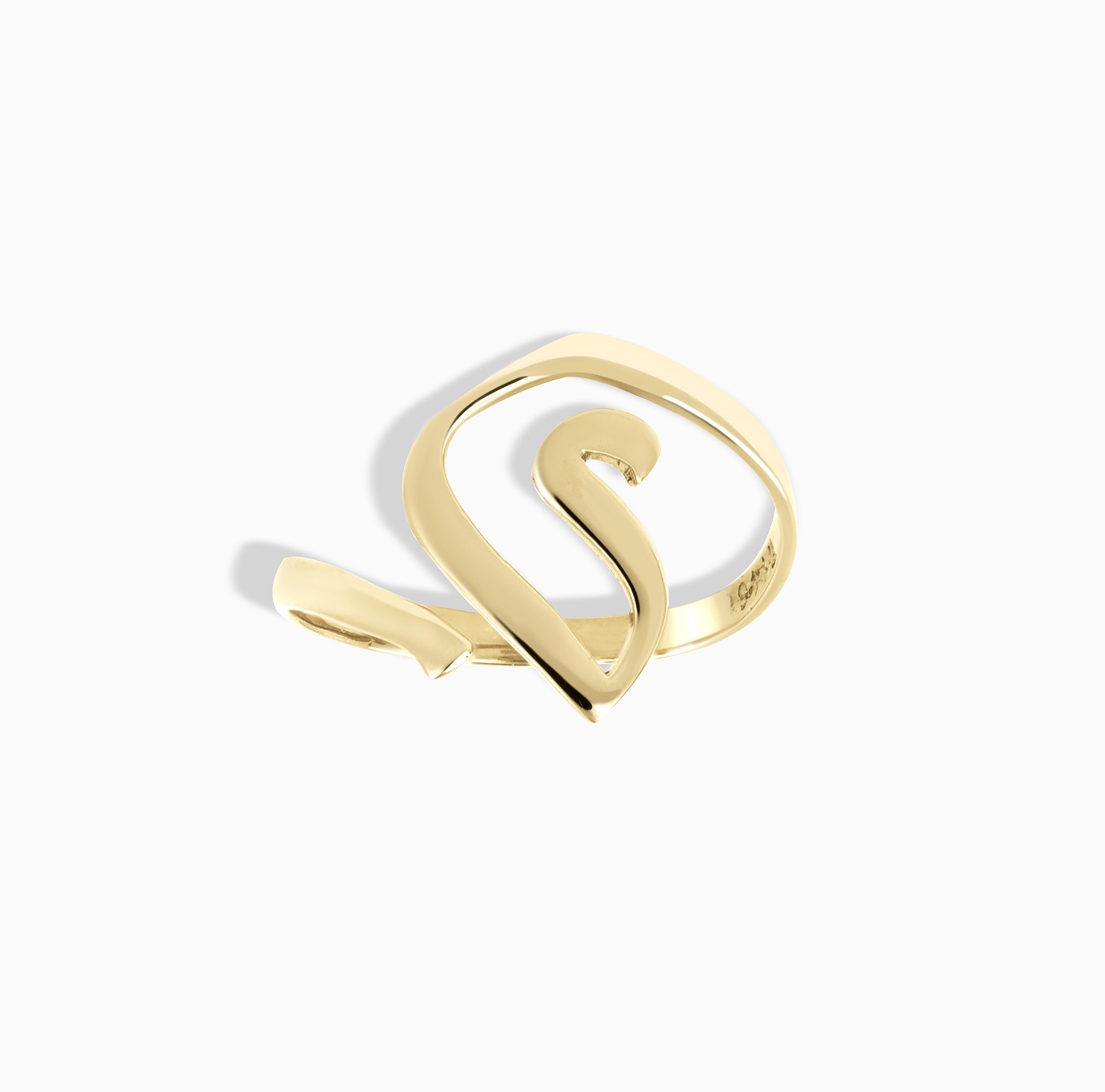 انگشتر بای پس حرف ی