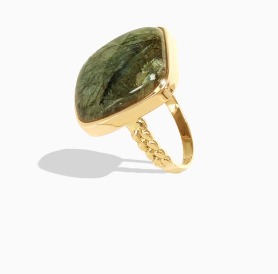 انگشتر تک سنگ بافت